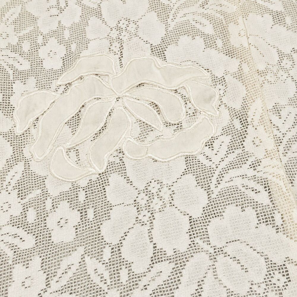 NWT Anthropologie Porridge Tiered Lace Tunic Mini Dress L Ivory Floral Cotton - Picture 5 of 6